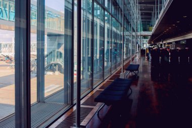 Havaalanı, ile arka plan bulanıklık