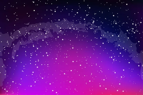 Beautiful Starry sky, abstract background. Stars and constellations