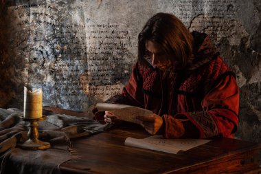 History of science, concept. Nicholas Copernicus author of the heliocentric system of the world,