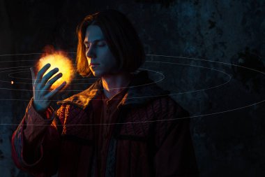 Nicholas Copernicus author of the heliocentric system of the world, the scientific revolution of the Renaissance.