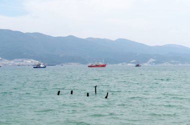 Novorossiysk. Sahil Gezinti görünümü.