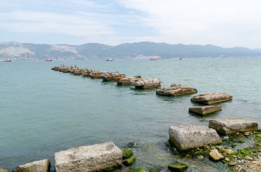 Novorossiysk. Sahil Gezinti görünümü.