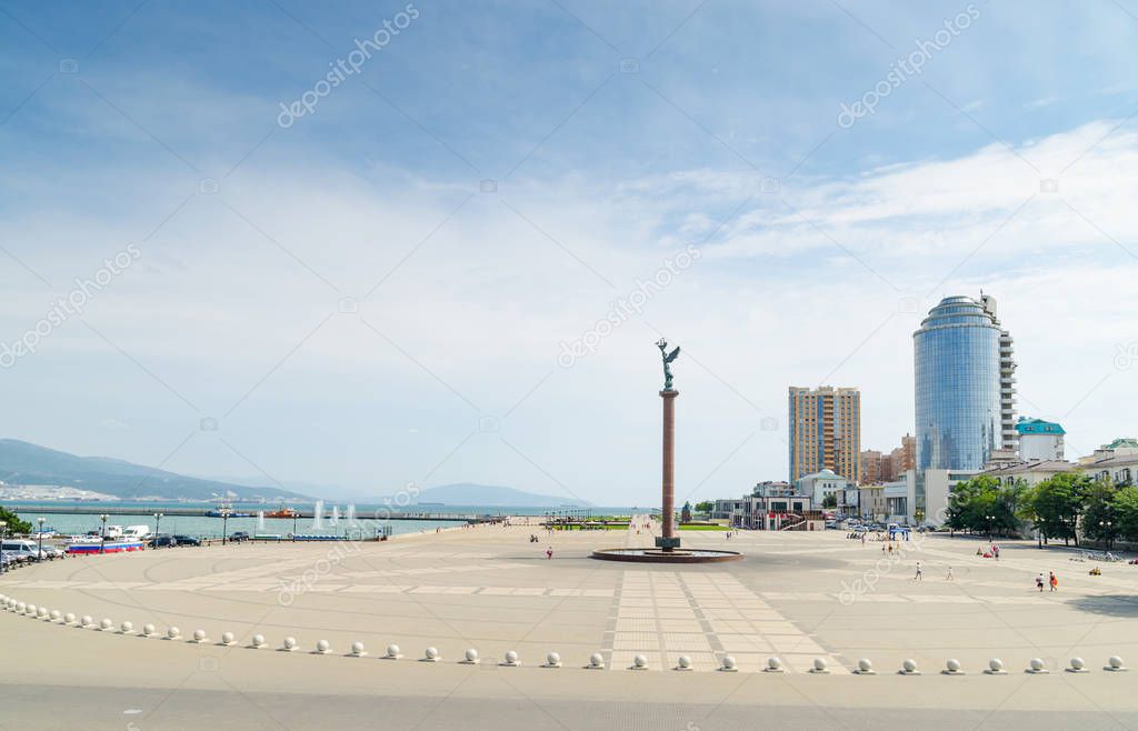 Novorossiysk. The Shore Promenade behalf of Admiral Serebryakov.