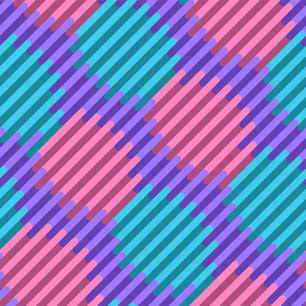 Çizgilerden Soyut Geometrik Parçacık Renklendirilmiş Desen Vektör Illüstrasyonu — Stok Vektör