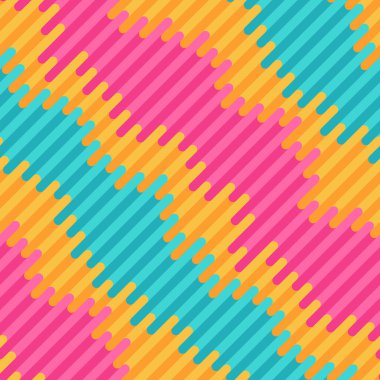 Eğimli çizgilerden soyut geometrik renksiz desen. Vektör illüstrasyonu.