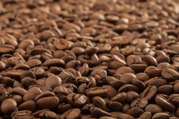Viele Kaffeebohnen — Stockfoto