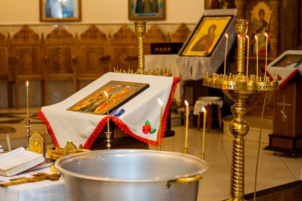 Vnitřní Moldavské pravoslavná církev — Stock fotografie