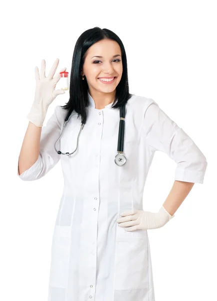 Retrato de médico feminino — Fotografia de Stock