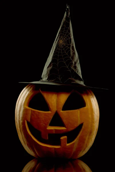 Abóbora de Halloween brilhante — Fotografia de Stock