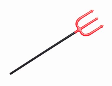 Cadılar Bayramı için kırmızı trident