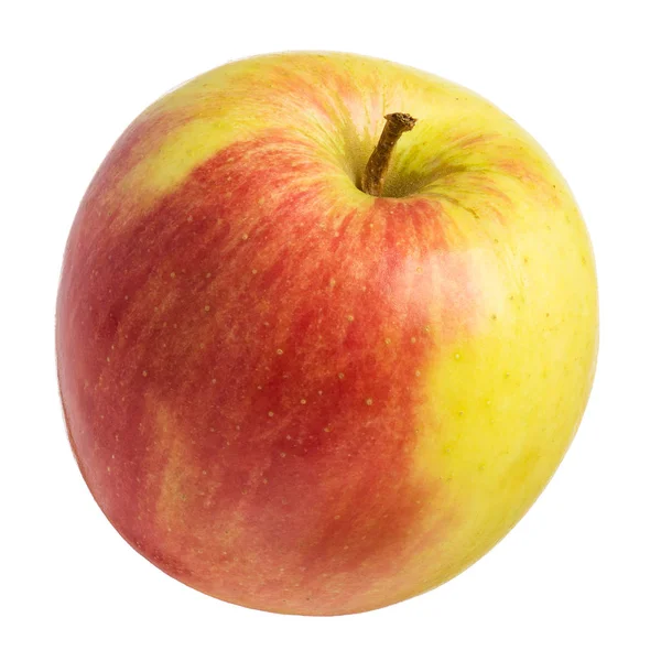 Pojedynczy świeżego jabłka na białym — Zdjęcie stockowe