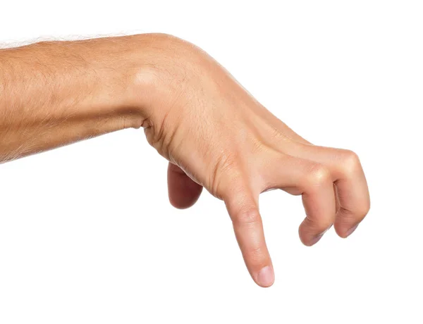 Man hand tecken — Stockfoto