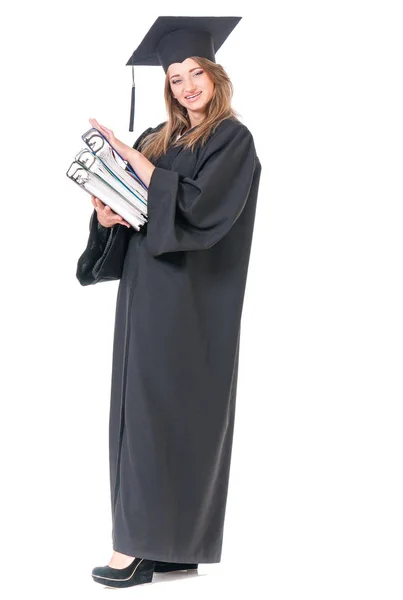 Graduate girl student — Stock Photo, Image