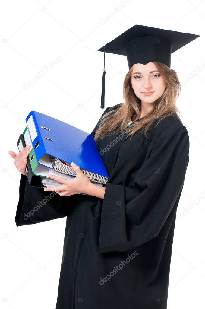 Graduate girl student