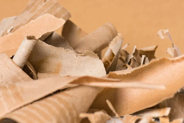 Pedazo de cartón corrugado — Foto de Stock