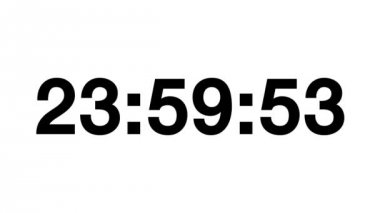 Geri sayım 24 Saat