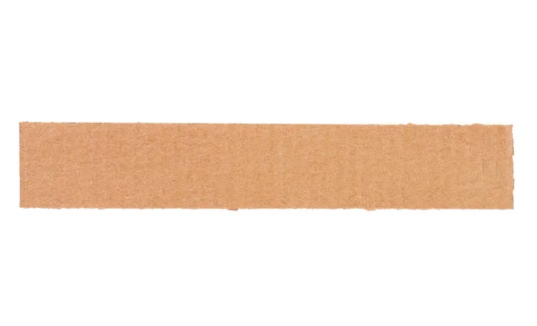 Кусок гофрированного картона — стоковое фото