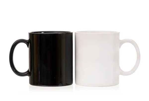 Dos tazas en blanco —  Fotos de Stock