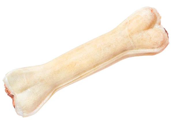 Comida de hueso de perro en blanco — Foto de Stock