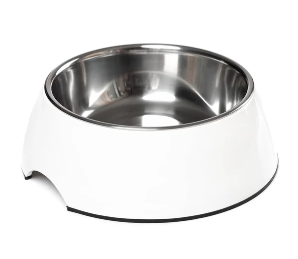 Pets bowl on white — Stock Photo, Image