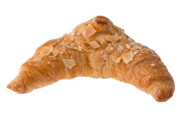 kruvasan izole üzerinde beyaz izole