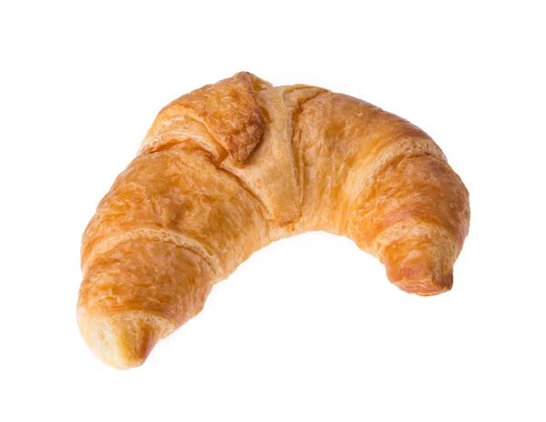 Croissant isolado em branco — Fotografia de Stock