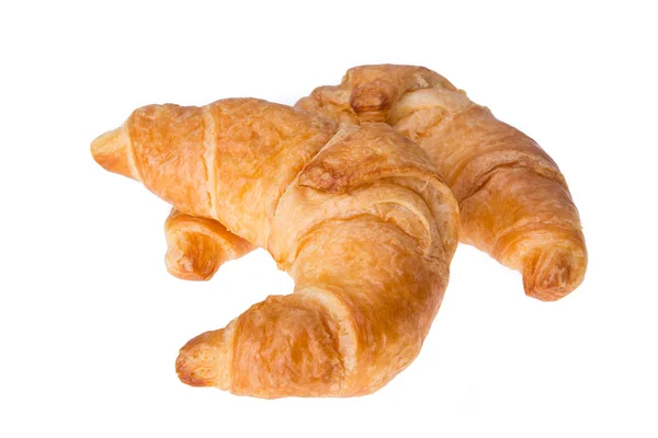 Croissant isolated isolated on white — Stock Photo, Image