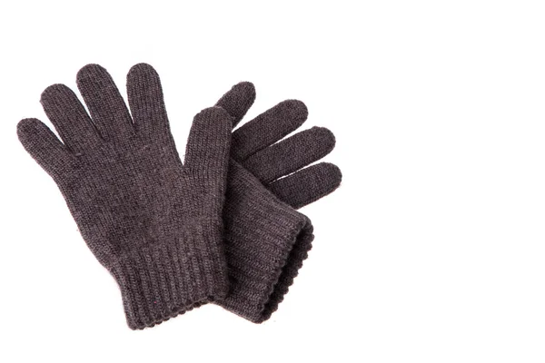 Wool gloves on white background — Stock Photo, Image