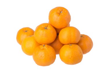 beyaz zemin üzerine portakal mandalina