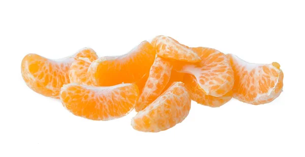 橘橙白色背景上 — 图库照片