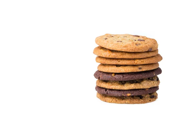 Zachte koekjes op witte achtergrond — Stockfoto