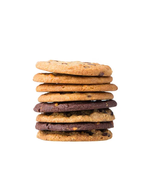 Zachte koekjes op witte achtergrond — Stockfoto