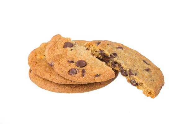 М'яке печиво на білому фоні — стокове фото