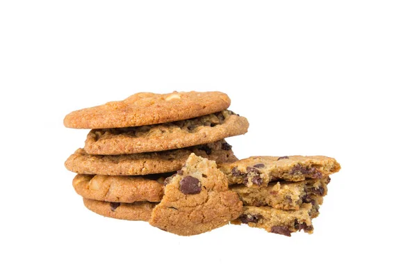 Weiche Cookies auf weißem Hintergrund — Stockfoto