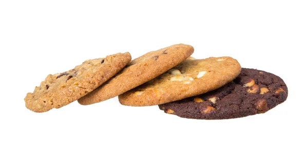 Biscotti morbidi su sfondo bianco — Foto Stock