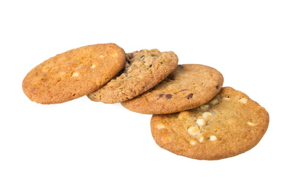 Soft cookies on white background — Stock Photo, Image