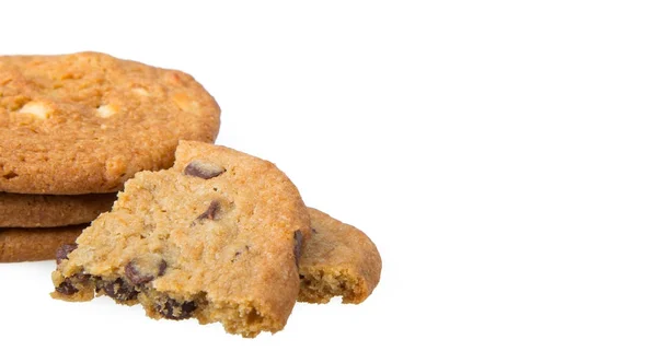 Beyaz arka plan üzerinde yumuşak kurabiye — Stok fotoğraf