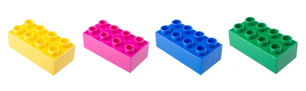 Plastic building blocks — Stock Photo, Image