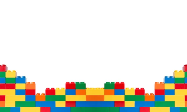 Plastic building blocks — Stock Photo, Image