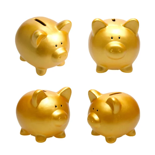 Golden Piggy Bank — Stock Photo, Image