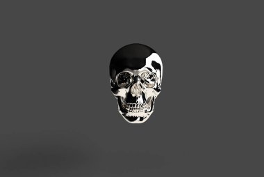 izole edilmiş 3d kafatası modeli oluşturucu