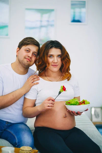 Gravid kvinna. — Stockfoto