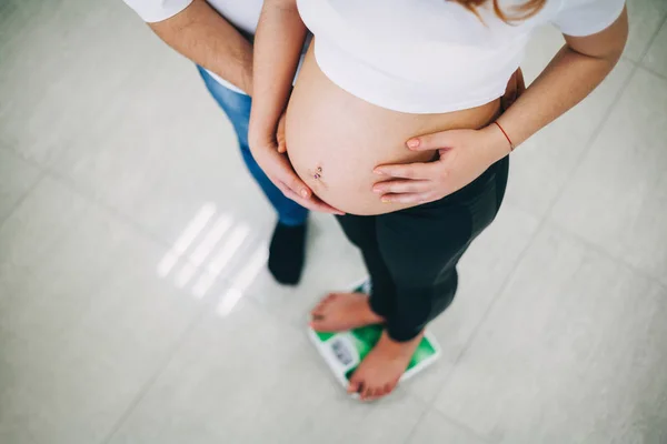 Gravid kvinna. — Stockfoto