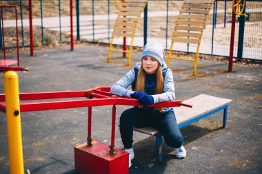 Genç kadın sporcumuz.