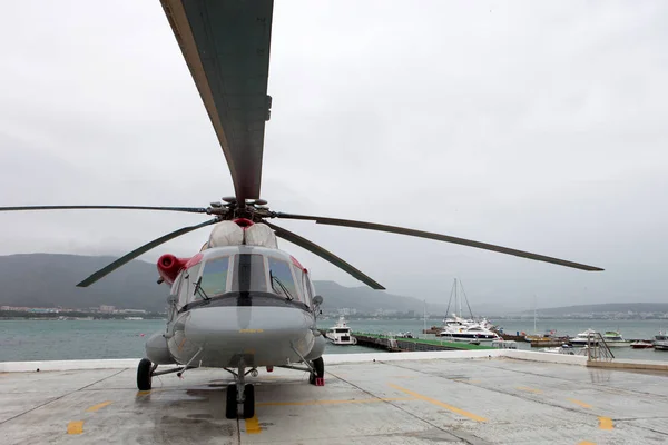 Rus helikopteri Mi-8 Amt Tarih bir sergi alanı
