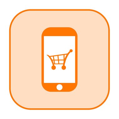 Mobil alışveriş simgesi