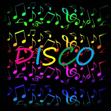 disko müzik arka plan