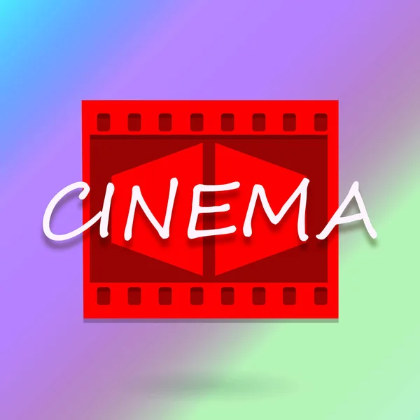 Cinema design brilhante — Fotografia de Stock