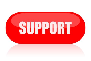 Destek kırmızı düğme