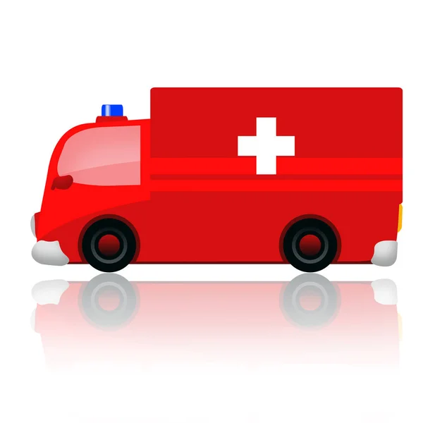 Ilustración de automóviles de ambulancia — Foto de Stock